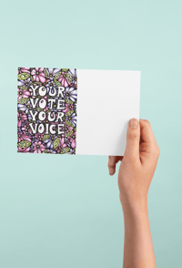 Image 7 of 100 of “VOTE” Collection of Postcards To Voters
