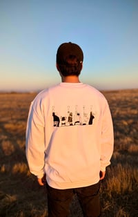 Image 3 of One Piece | Straw Hat Pirate Crew | Unisex Anime Crewneck Sweater | Arabasta | White
