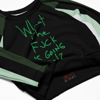 Image 3 of WTF is going on? Recycled Long-Sleeve Crop Top