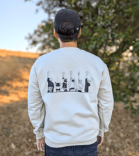 Image 3 of One Piece | Straw Hat Pirate Crew | Unisex Anime Crewneck Sweater | Arabasta | Beige