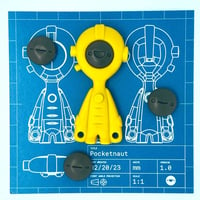 Image 3 of Pocketnaut - Yellow and Dark Grey