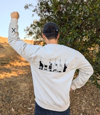 Image 1 of One Piece | Straw Hat Pirate Crew | Unisex Anime Crewneck Sweater | Arabasta | Beige
