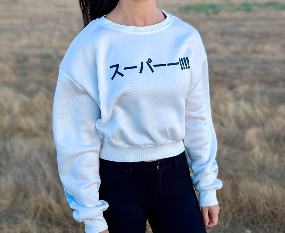 Image of One Piece | Straw Hat Pirate Crew | Anime Cropped Crewneck Sweater | Franky