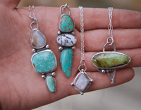 Image 3 of Bamboo Mtn turquoise pendant