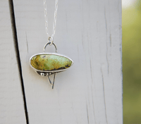Image 2 of Bamboo Mtn turquoise pendant