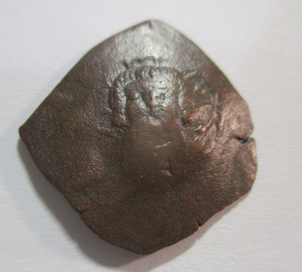 MARKED DOWN-Byzantine Copper "Cupped" Coin Crusader Era