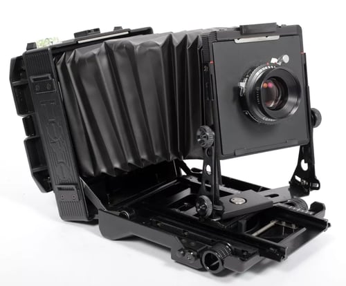 Image of Toyo 45CF 4X5 Ultralight Camera w/ 150mm + 210mm MC Lenses + Holders + FILM #4311