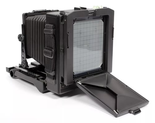 Image of Toyo 45CF 4X5 Ultralight Camera w/ 150mm + 210mm MC Lenses + Holders + FILM #4311