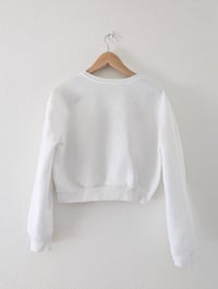 Image 4 of Anime Girl | Gingko | Autumn Cropped Crewneck Sweater