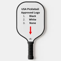 Image 5 of Bride and Groom Custom Pickleball Paddle Retro Checkered 