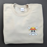 Image 4 of One Piece | Straw Hat Pirate Crew | Unisex Anime Crewneck Sweater | Arabasta | Beige