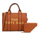 " The Tote Bag " Satchel + Wallet"