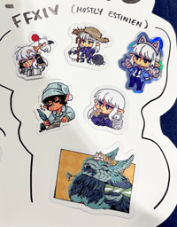 Image 3 of FFXIV Die Cut Stickers