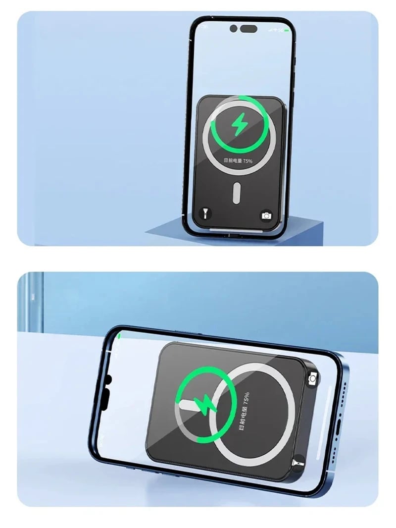 MSL 50000mAh Wireless Magnetic Power Bank - 22.5W Super Fast Charging External Battery Charger