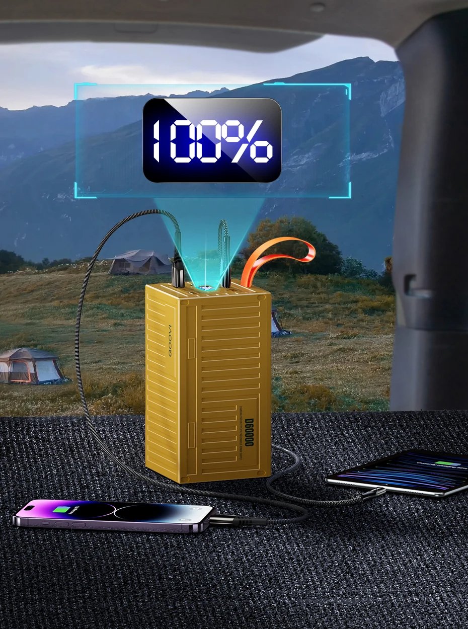 MSL 60000mAh Power Bank - Dual USB Fast Charging Portable Power Station