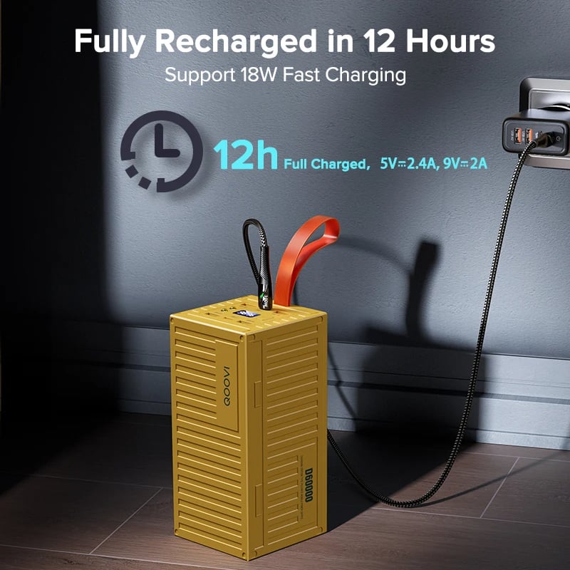 MSL 60000mAh Power Bank - Dual USB Fast Charging Portable Power Station
