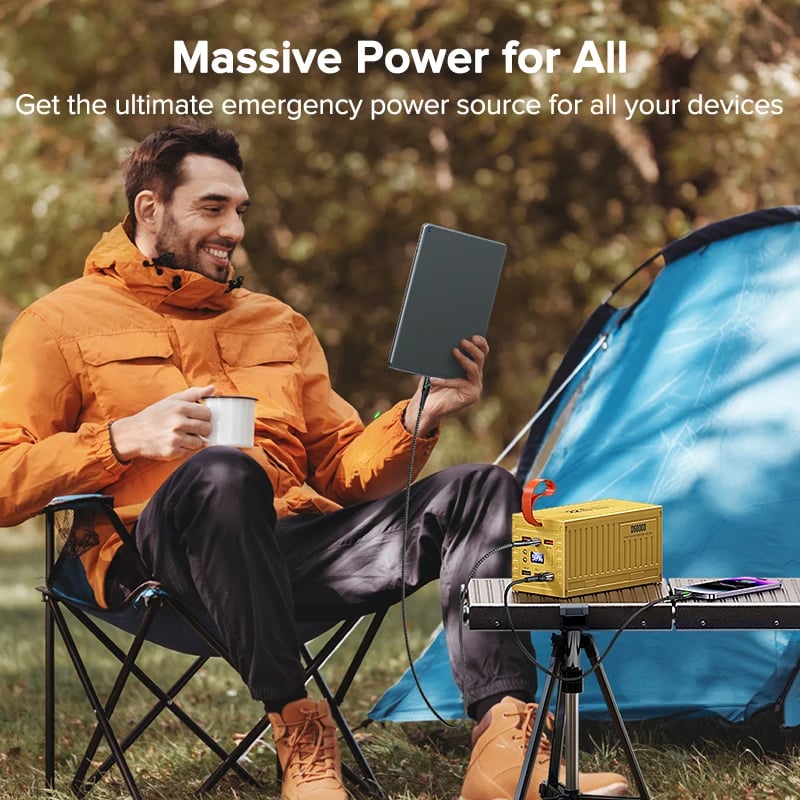 MSL 60000mAh Power Bank - Dual USB Fast Charging Portable Power Station