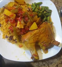 Image 1 of Stew Chicken Plate Order