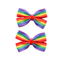 Image 2 of Hair Clips - Rainbow Pigtails