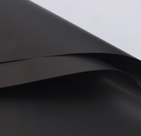 Black Matte Floral Paper 