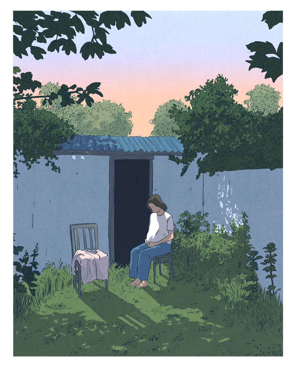 Au Jardin - Victor Pellet