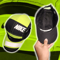 Image 3 of NIKE 'HI-VIZ' 5 Panel hat (2/3)