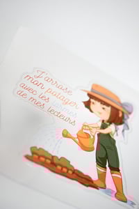 Image 3 of Sticker "J'arrose mon potager"