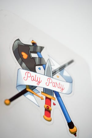 Image of Sticker "Poly party"