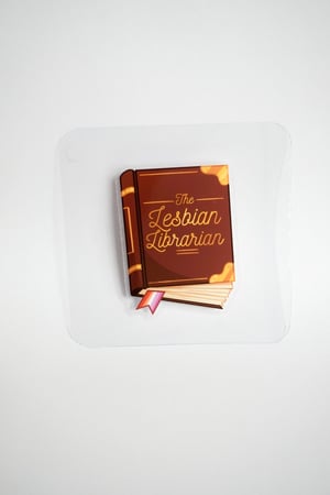 Image of Sticker "The lesbian librarian"