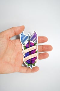 Image 2 of Sticker "I swing both ways"