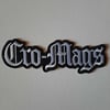 Cro-Mags logo patch