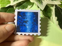 Image 2 of Night Sky Stamp Waterproof Vinyl Sticker