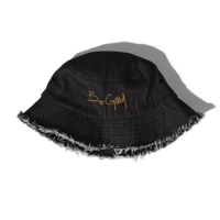 Image 2 of Be Good Distressed Denim Bucket Hat