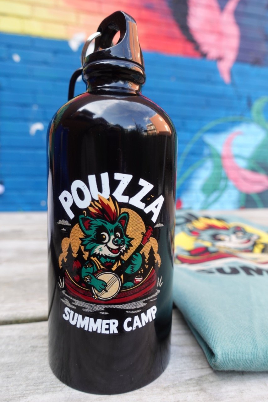 Image de Bouteille " POUZZA SUMMER CAMP" bottle. 