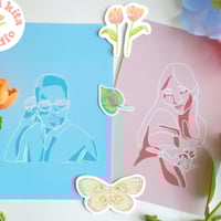 Image 2 of 🌺  Custom one-line-art portrait illustration 🌺