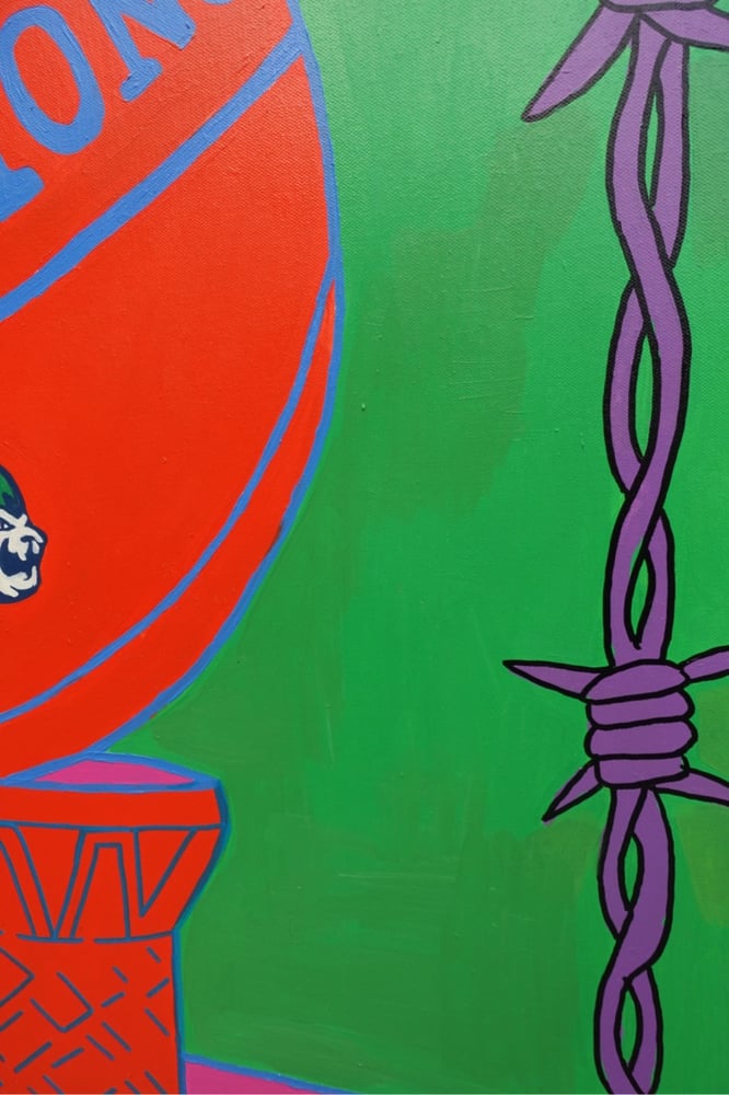 Image de L'Alliance # 8- Acrylique sur toile  30 x 36'' - CHAMPIONS