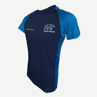 Bear Races Blue Running T-Shirt