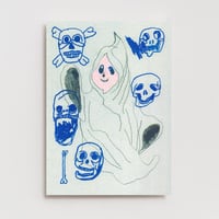 Ghost - Riso Postcard