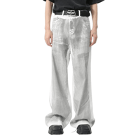 Image 1 of Men's Hand-Painted High Street Jeans