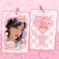Image 1 of Axolotl  Plush Acrylic Photocard Holder