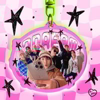 Image 1 of 7DREAM Pink Acrylic Keychain