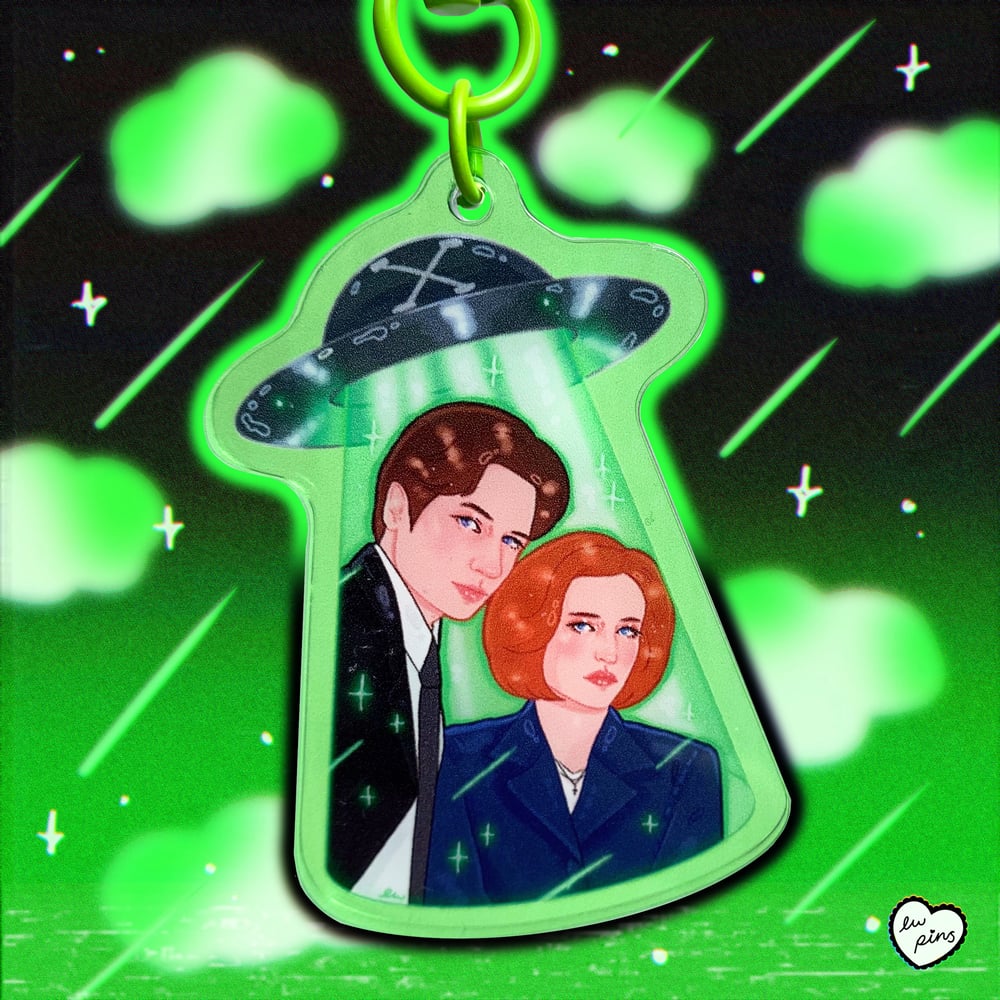  The X-Files Mulder & Scully Acrylic Keychain