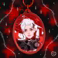 Image 1 of Taeyong Fire Truck Acrylic Keychain