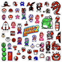 Image 2 of Super Mario Bros. 2 Sticker/Magnet Sets