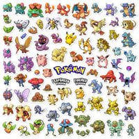 Image 3 of Pokemon FireRed & LeafGreen Sticker/Magnet Sets