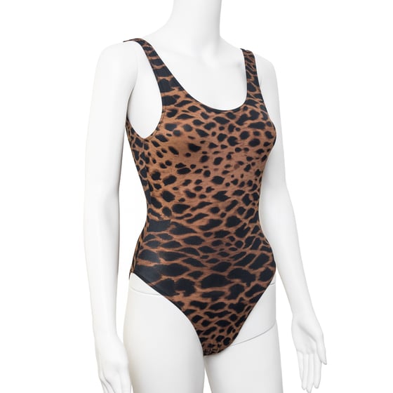 Image of Gianni Versace Spring 1992 Leopard Swimsuit