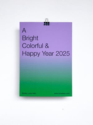 Image of Gradient Calendar 2025