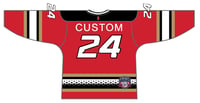 Image 2 of CUSTOM RED Authentic Tackle Twill Venom Jersey