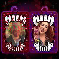 Image 3 of Vampire Bite Double Sided Acrylic Photocard Holder 