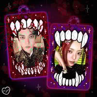 Image 4 of Vampire Bite Double Sided Acrylic Photocard Holder 